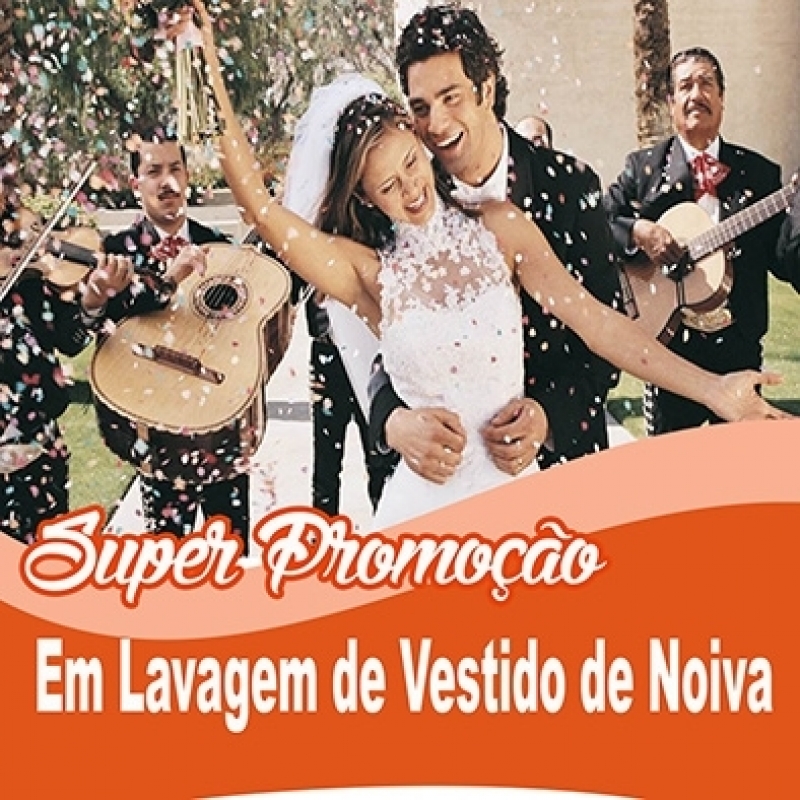 Higienização de Vestido Preço São Domingos - Lavagem de Vestido de Noiva